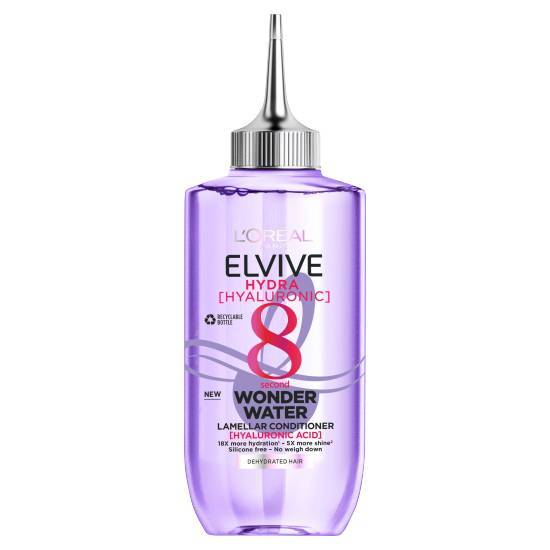 L'Oréal Paris Elvive Hydra 8 Second Wonder Water With Hyaluronic Acid For Dehydrated Hair (200ml)