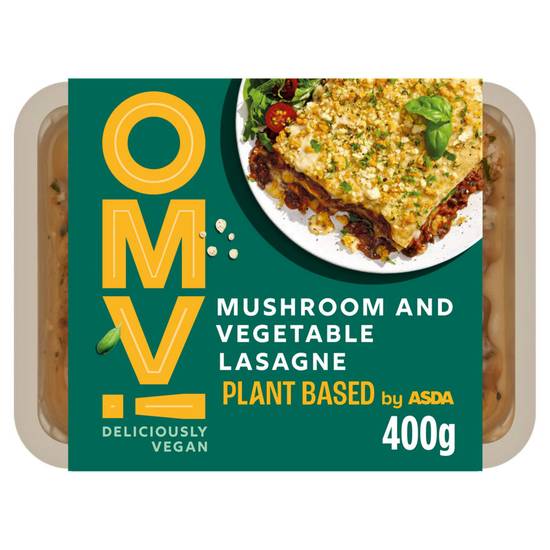OMV! Deliciously Vegan Mushroom and Vegetable Lasagne 400g