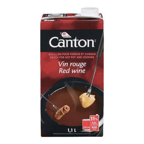 Canton · Red wine broth fondue - Vin rouge