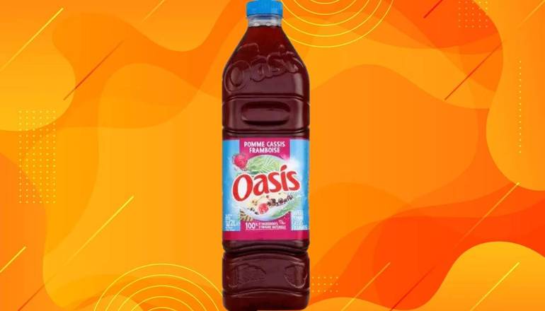 Oasis framboise pommes cassis 2L