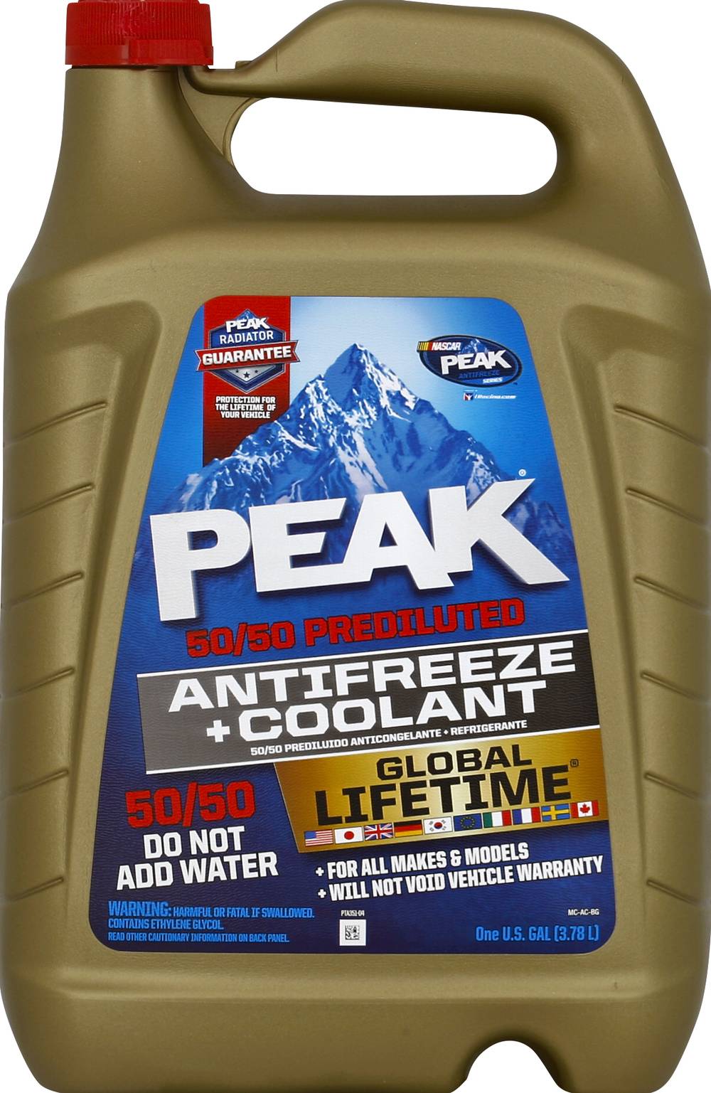 PEAK Lighting Engine Antifreeze + Coolant