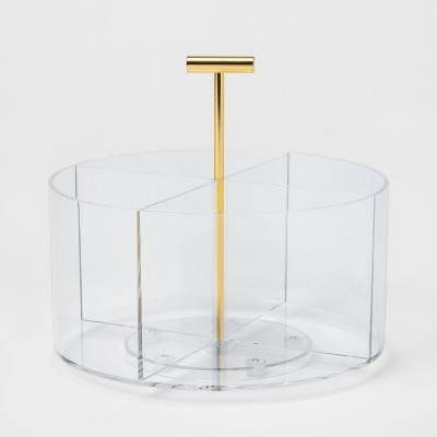 Threshold Acrylic Round Desktop Organizer