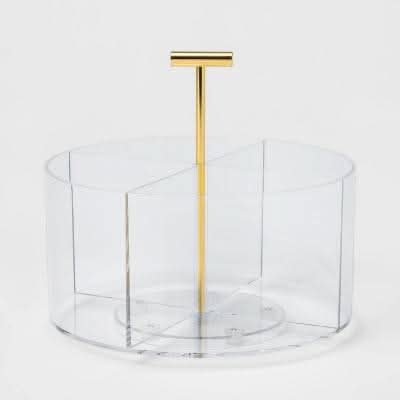 Threshold Acrylic Round Desktop Organizer