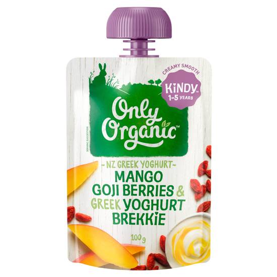 Only Organic Mango & Goji Berry Greek Yoghurt Brekkie 1-5 Years 100g