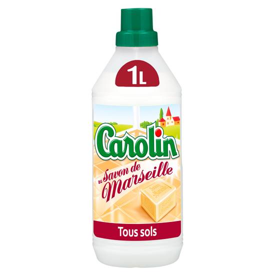 Carolin - Nettoyant pour tous sols au savon de Marseille (1L)