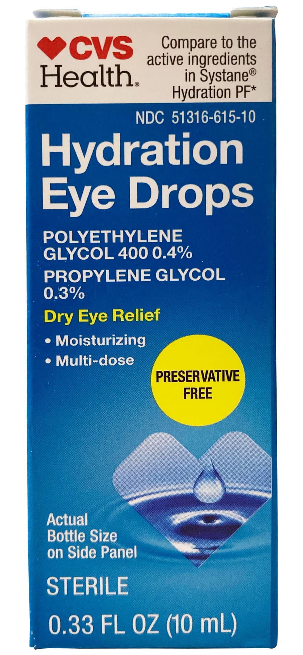 CVS Health Hydration Eye Drops (0.33 fl oz)
