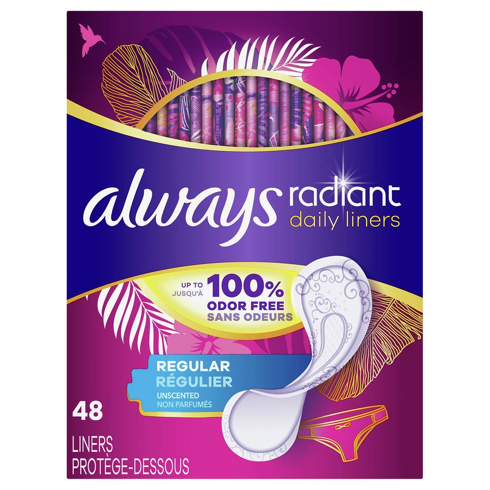 Always Regular Daily Liners (48 x 0.35 oz)