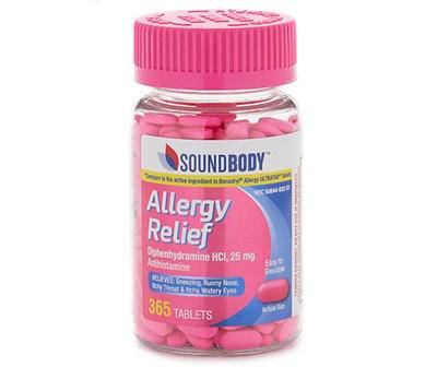 Sound Body Allergy Relief Mini Tabs 25 mg
