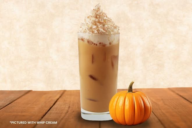 Iced Pumpkin White Chocolate Latte
