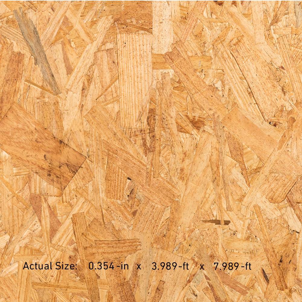 Trubord Sheathing 3/8-in x 4-ft x 8-ft OSB (Oriented Strand Board) Sheathing | 776391180002