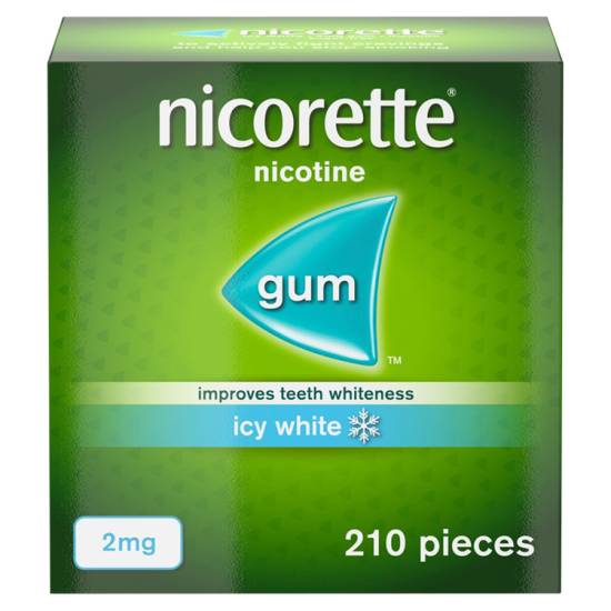 Nicorette Icy White Nicotine Gum