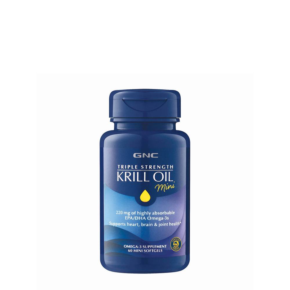 Gnc Triple Strength Krill Oil Mini 22 mg ( 60 ct )