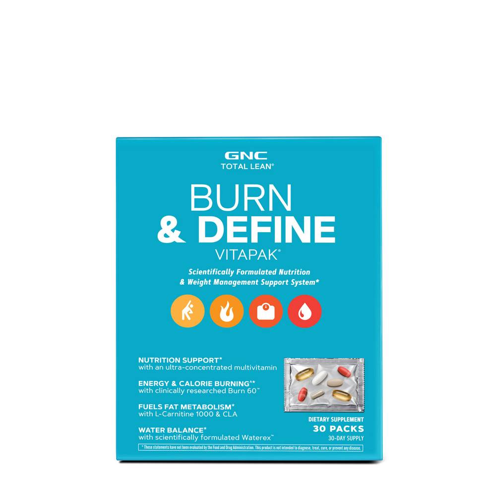 Vitapak Burn & Define Dietary Supplements (30 ct)