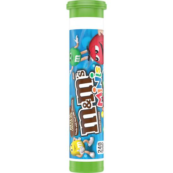 M&M's Milk Chocolate Minis Size Candy Tube