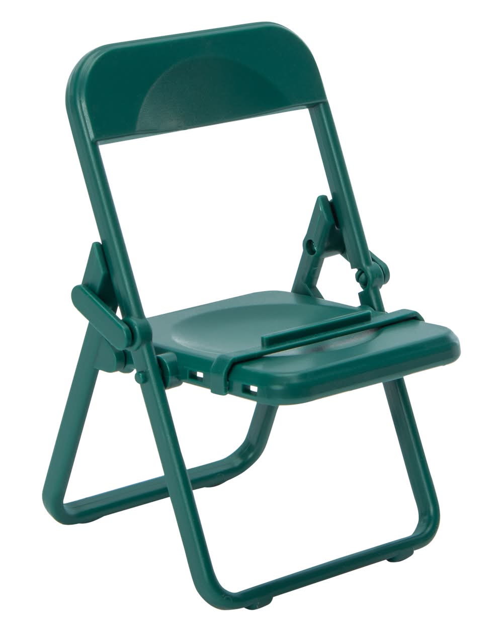 Foldable Chair Phone Stand 3in x 4.17in Dark Green