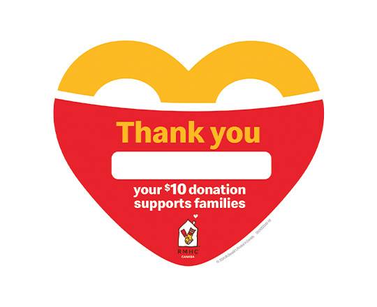 $10 Donation Heart