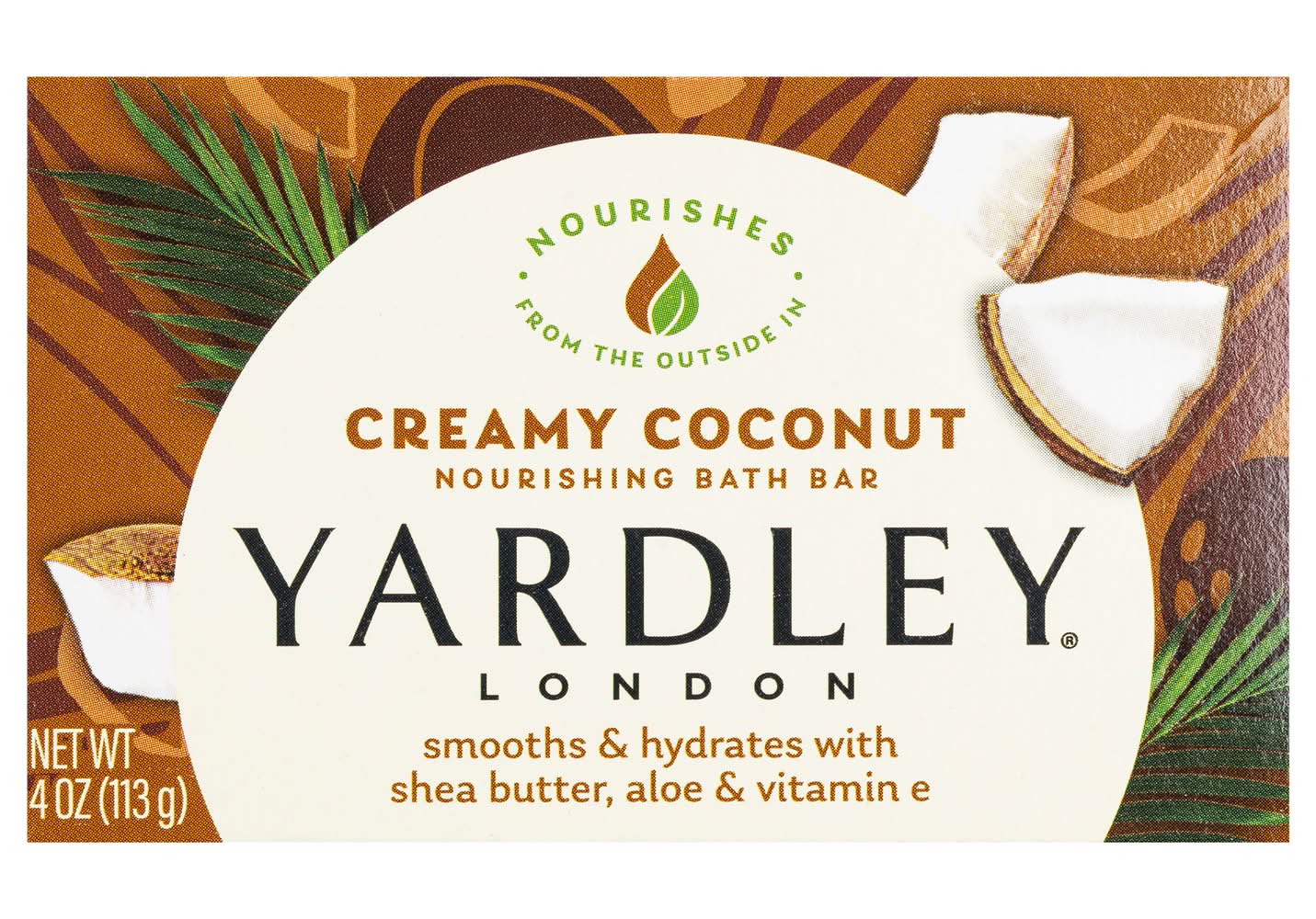 Yardley Creamy Coconut Bath Bar (4.3 oz)