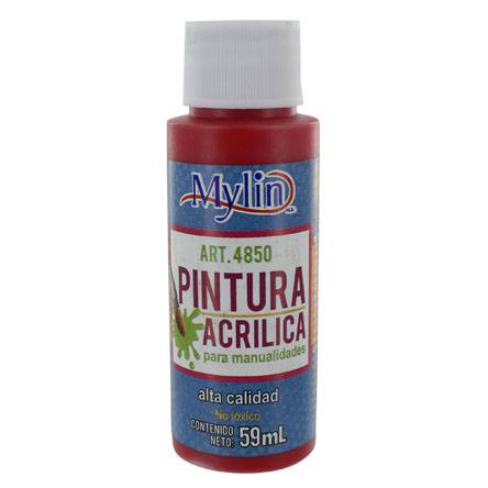 Mylin pintura acrílica (rojo 31)