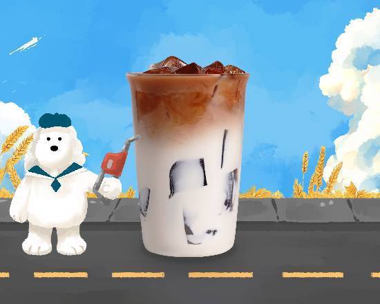 墨玉鴛鴦歐蕾 Coffee Milk Tea with Coffee Jelly