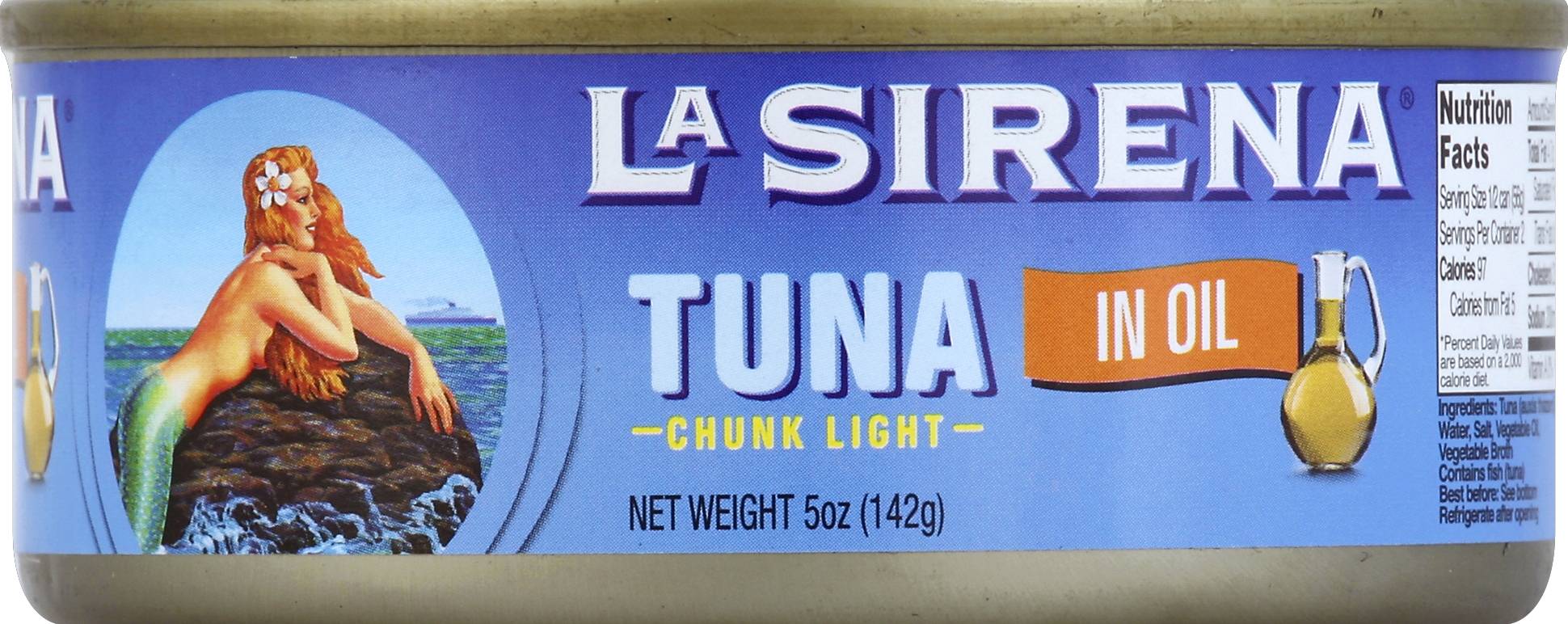 La Sirena Chunk Light Tuna in Oil (5 oz)