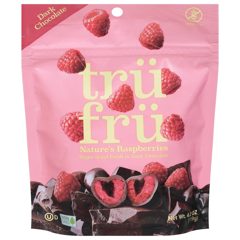 Tru Fru Dark Chocolate Raspberries (4.2 oz)