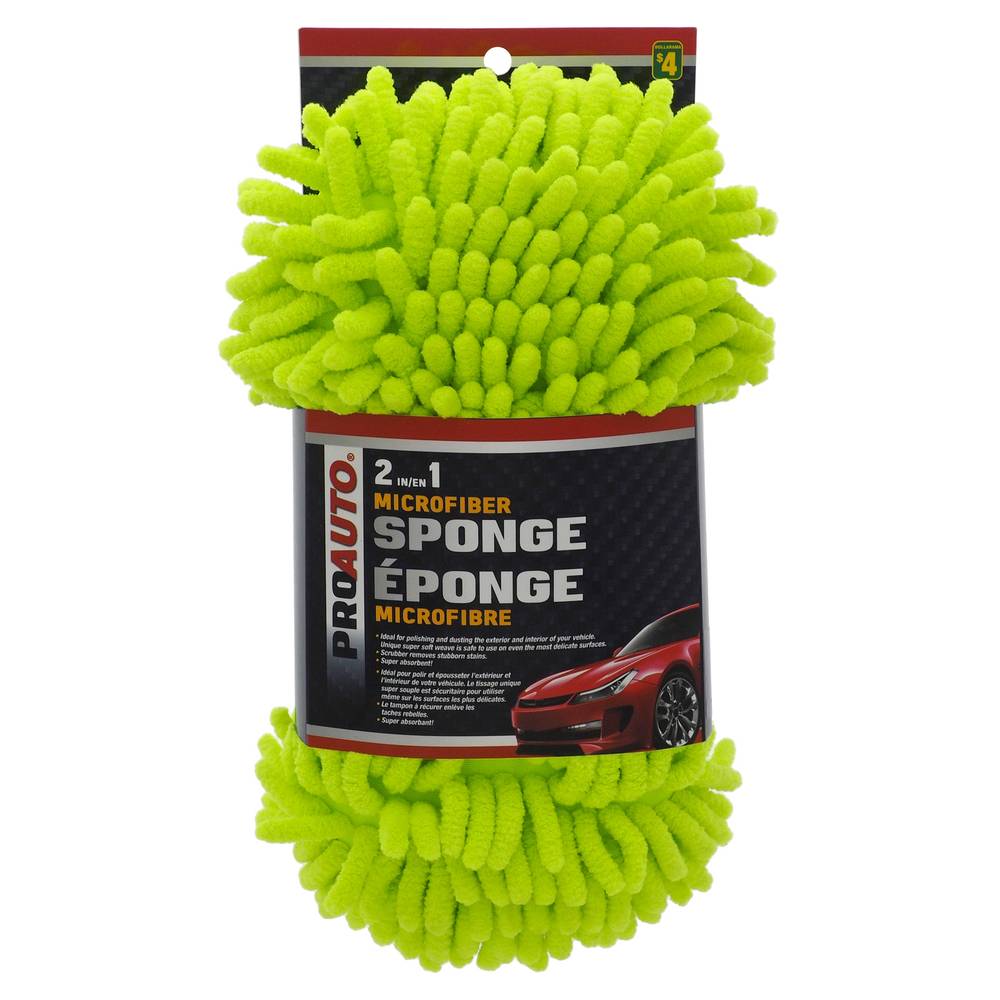 Microfiber Sponge With Scrubber