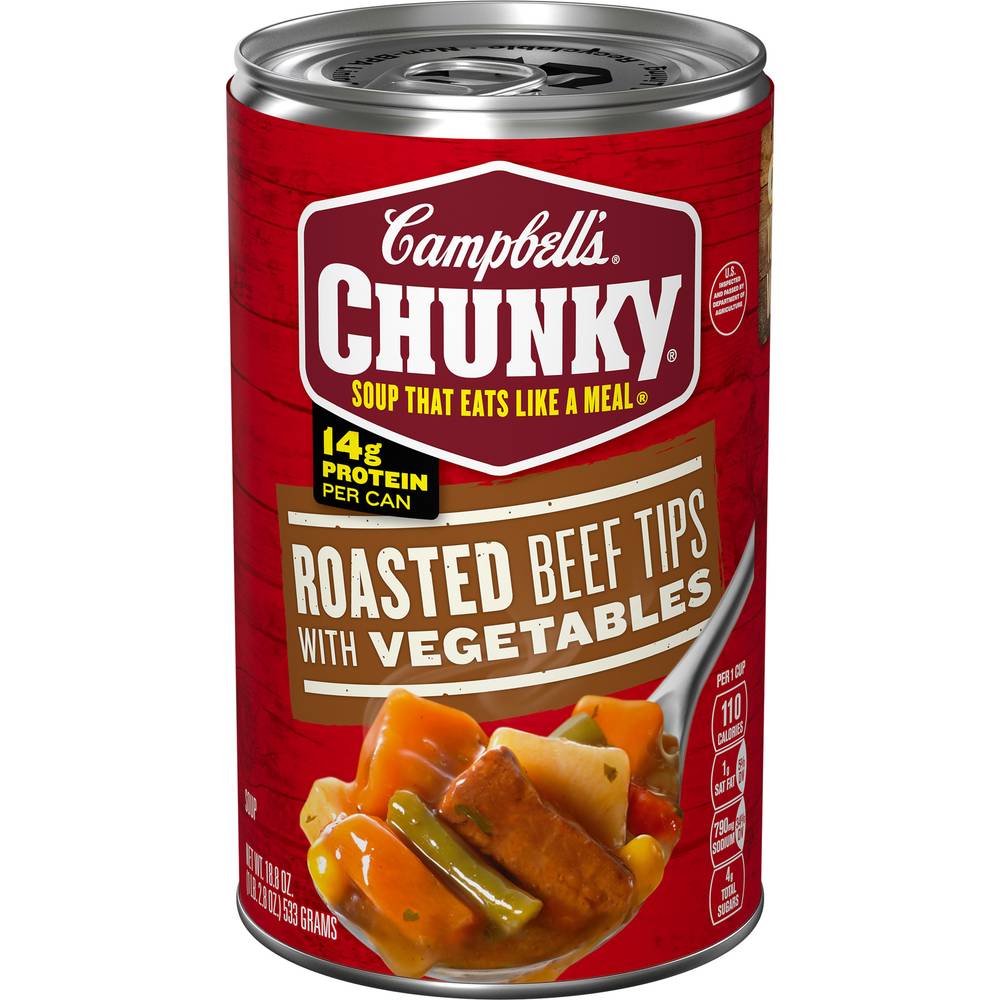 Campbell's Chunky Roasted Beet Tips With Vegetables Soup (1.18 lbs)