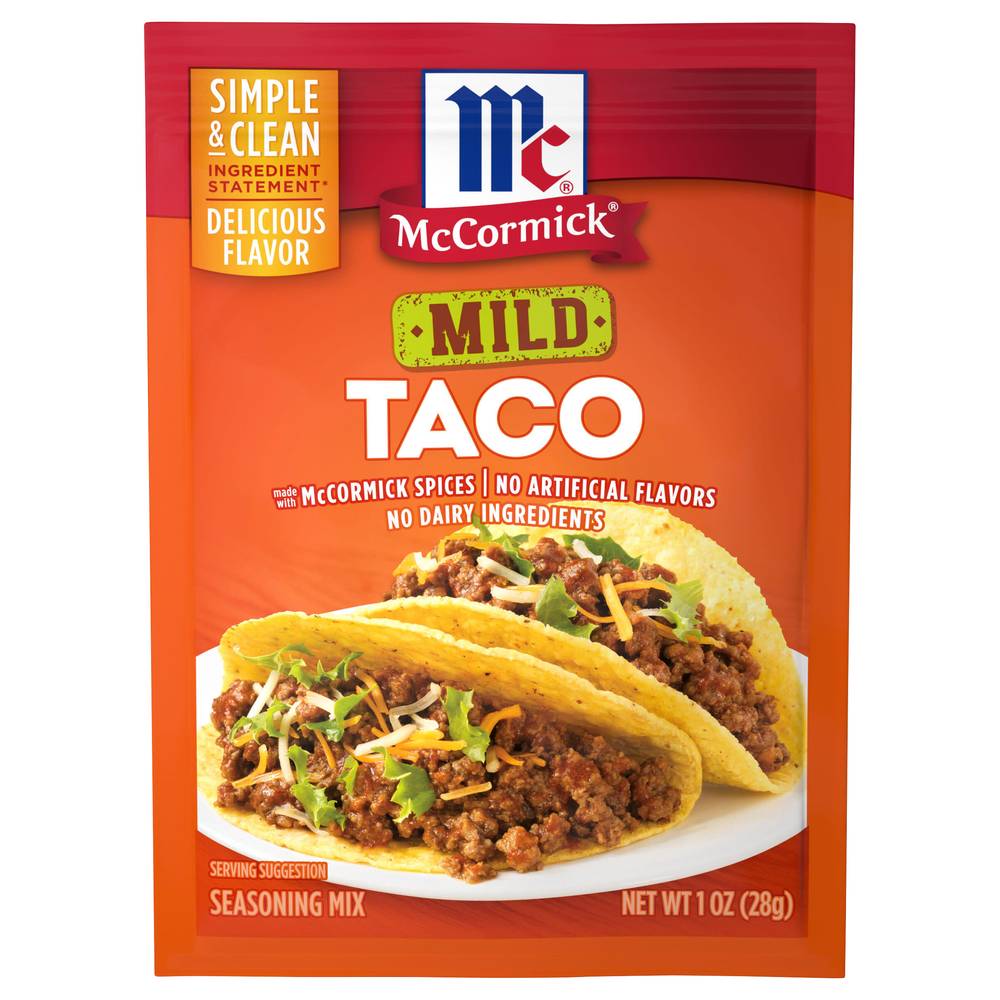 Mccormick Mild Taco Seasoning Mix