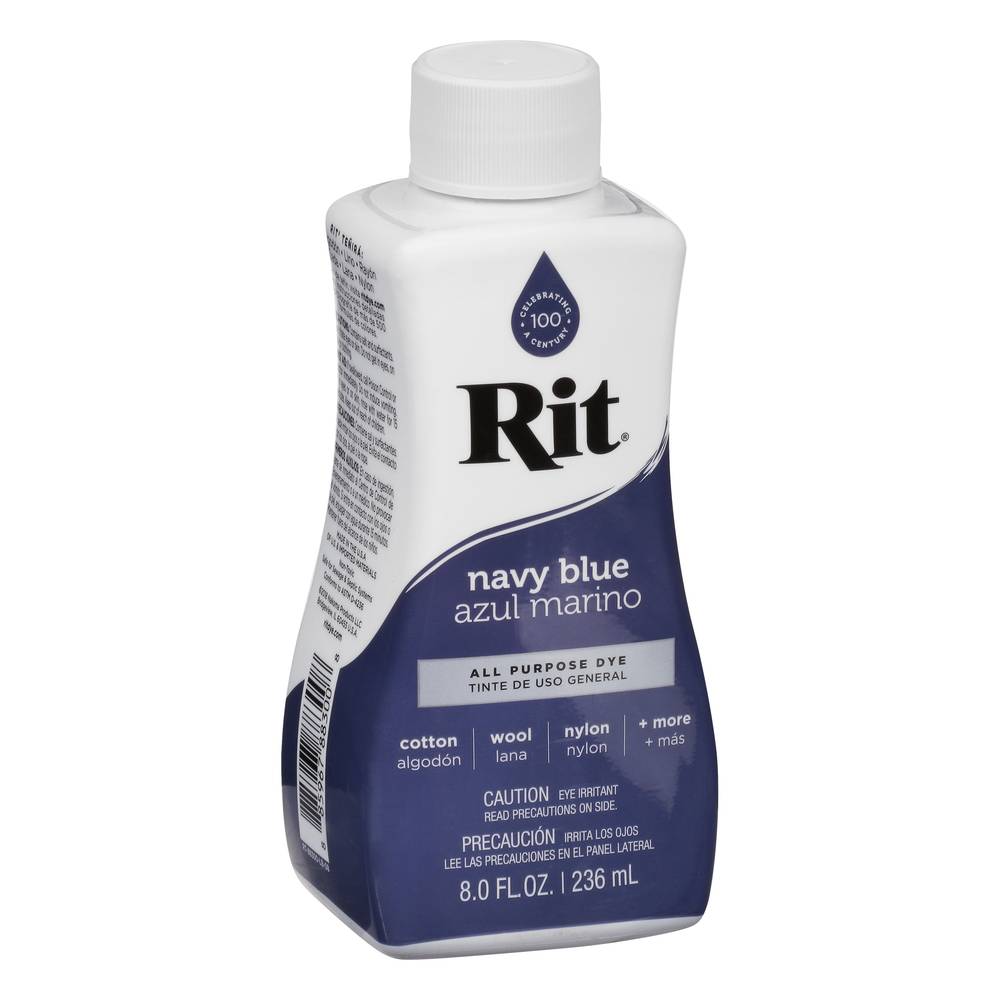 Rit Navy Blue All-Purpose Liquid Dye (8 fl oz)