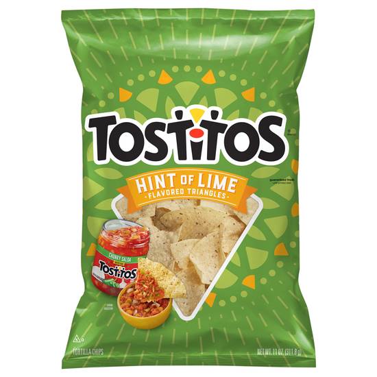 Tostitos Tortilla Chips Hint Of Lime Flavored (11 oz)
