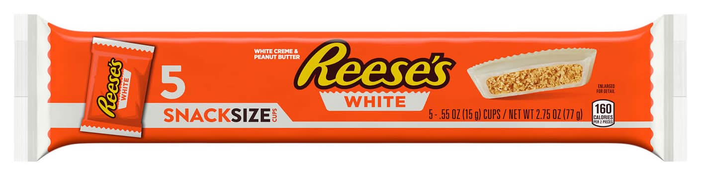 Reese's White Butter Cups, Peanut (0.55 oz, 5 ct)
