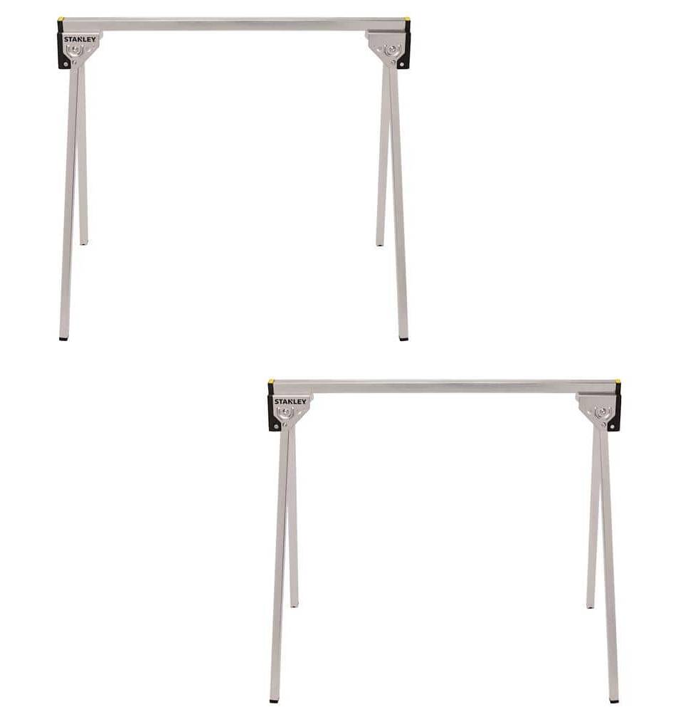 Stanley Folding Metal Sawhorse, 31 In x 29 In (2 ct)