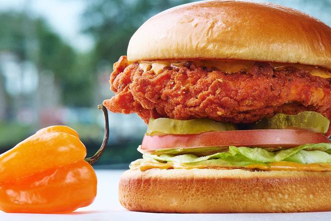 Spicy Chicken Deluxe Sandwich