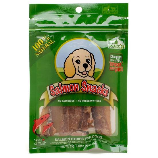 Snax 21 Wild Salmon Snacks For Dogs (25 g)