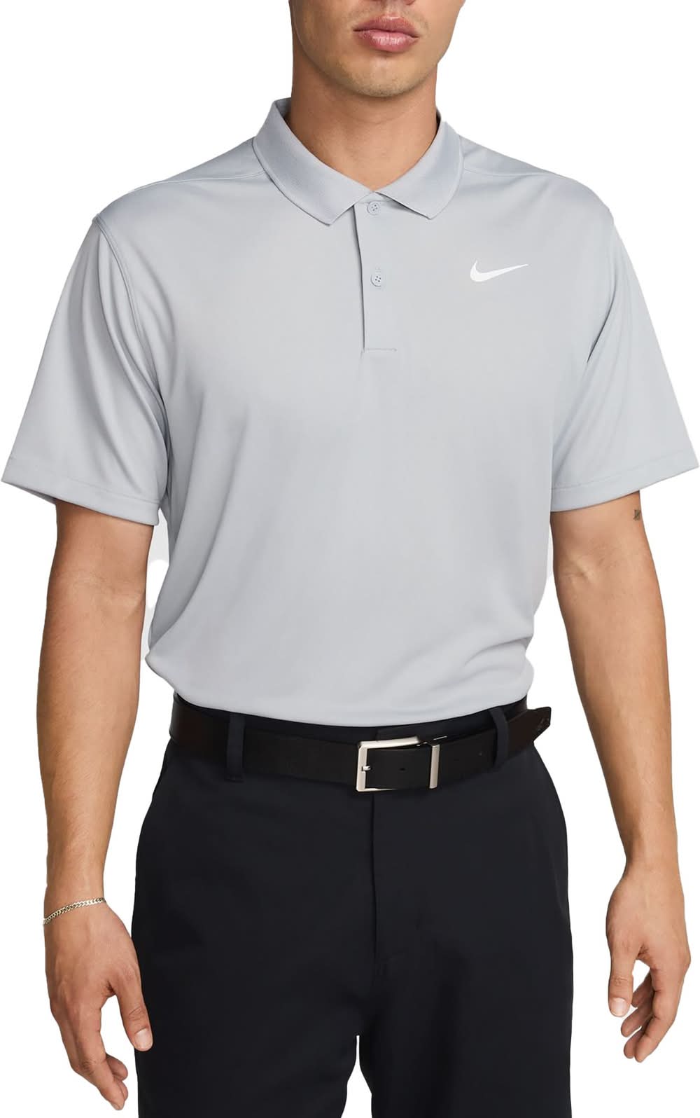 nike golf shirt without collar