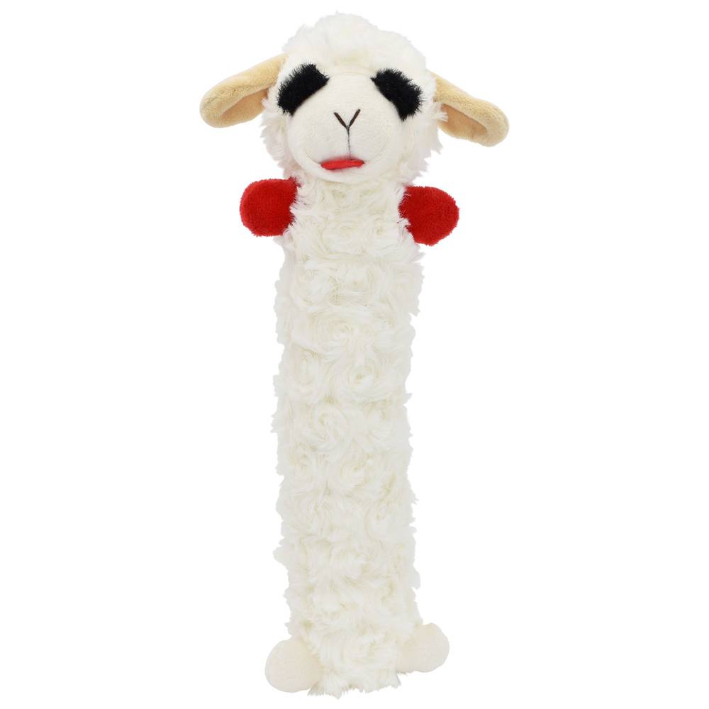 Multipet Squeaky Lamp Chop Loofa Dog Toy (12 in)