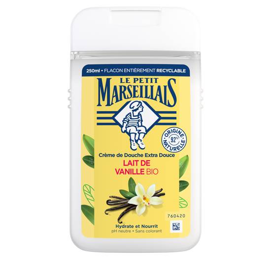 Le Petit Marseillais - Crème de douche extra douce lait de vanille bio (250 ml)