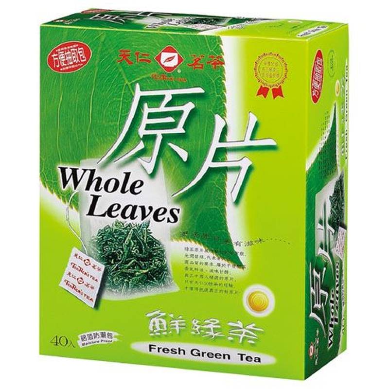 天仁原片鮮綠茶 <2.8g克 x 40 x 1Box盒>