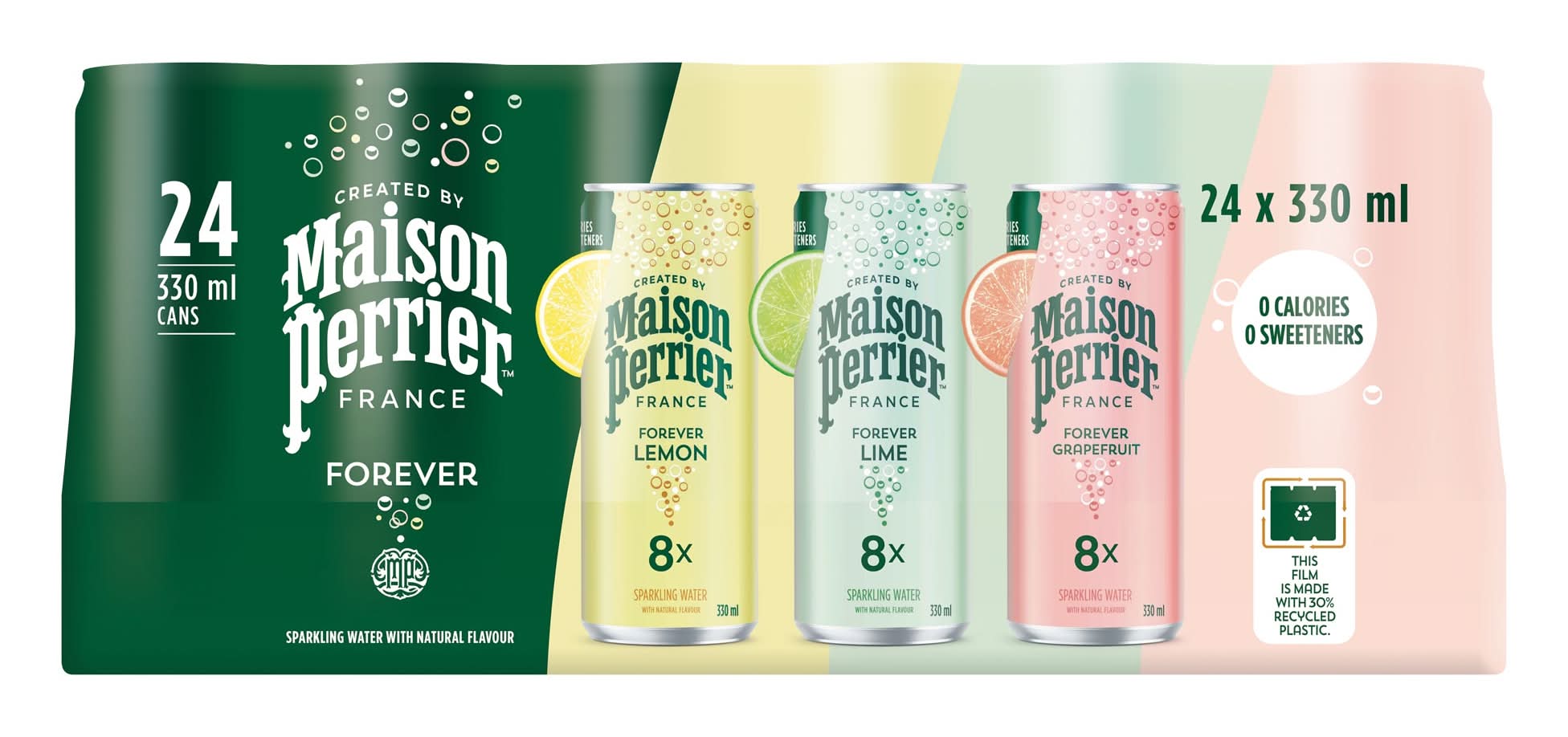 Maison Perrier - Assortiment, 24 × 330 Ml / Maison Perrier Variety, 24 × 330 Ml