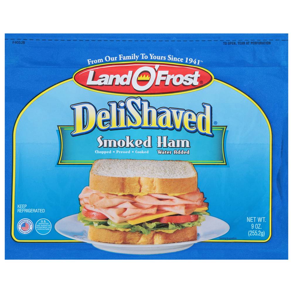 Land O' Frost Delishaved Smoked Ham (9 oz)