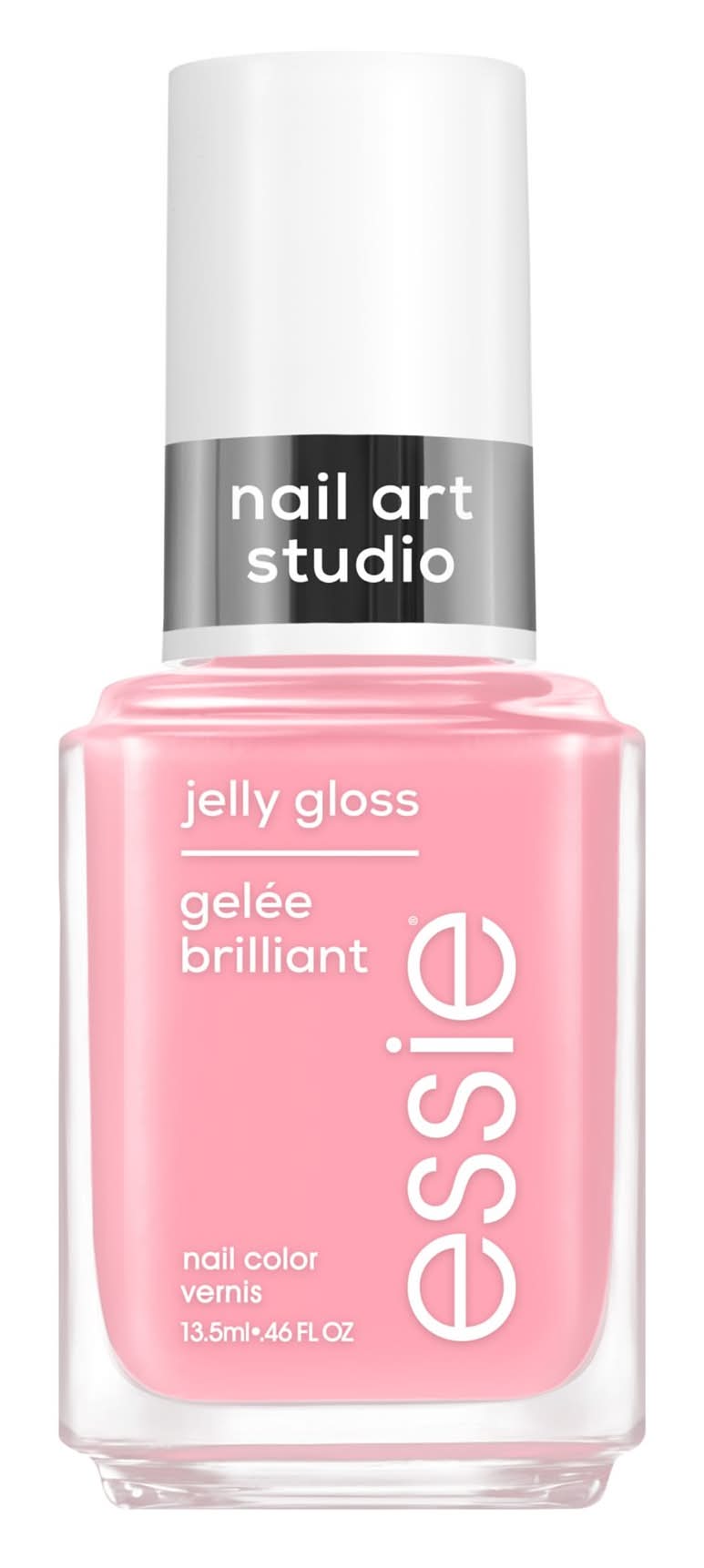 essie Nail Art Studio Jelly Gloss Vegan Sheer Nail Polish, Blush (0.4 fl oz)