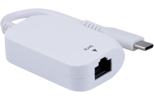 Ativa® USB Type-C-To-Ethernet Adapter Cable, 4.7", White, 41510