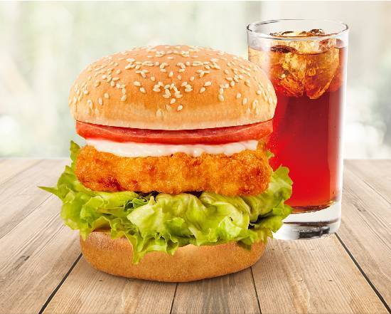 【套餐】阿拉斯加鱈魚堡｜Crispy Alaska Cod Burger