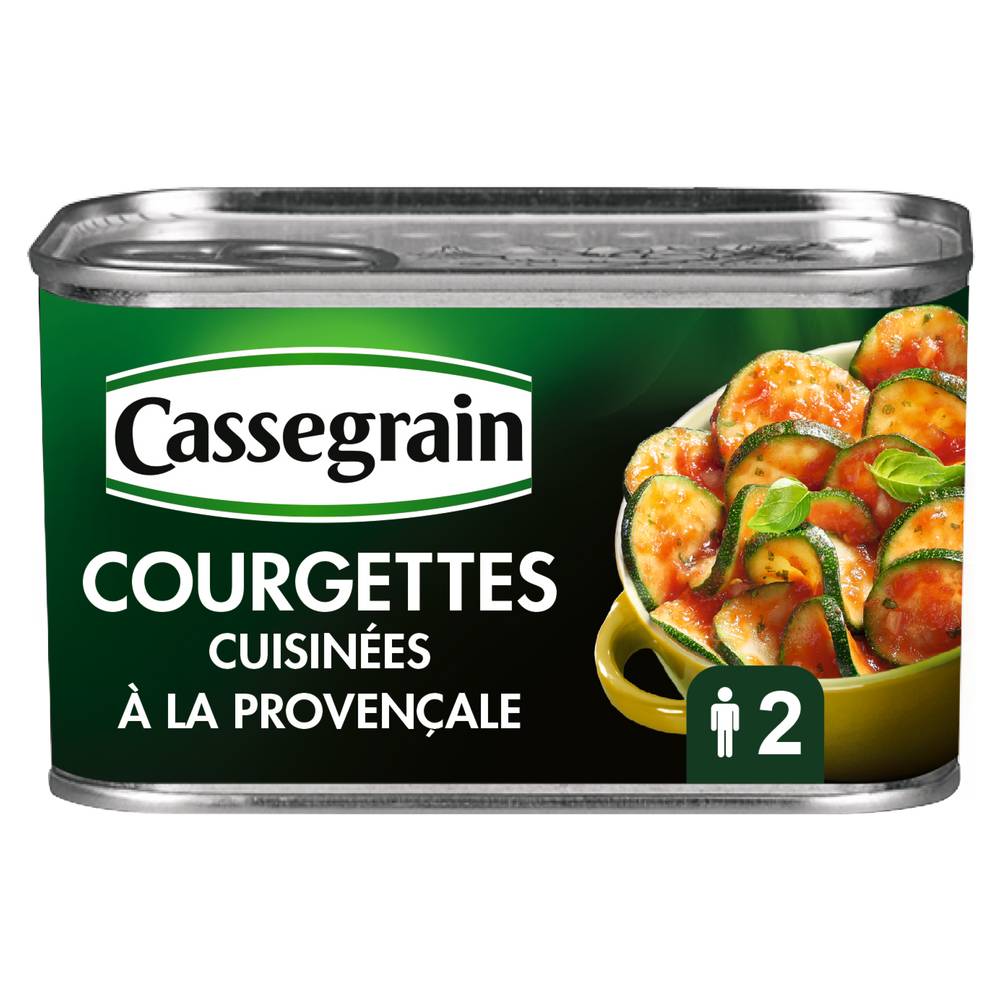 Cassegrain - Courgettes cuisinées à la provençale (375g)