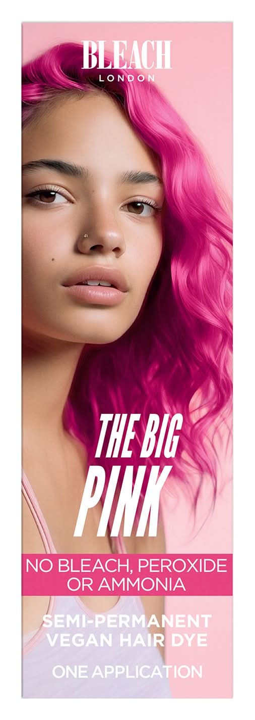 Bleach London Semi-Permanent Hair Color, The Big Pink (0.36 lbs)