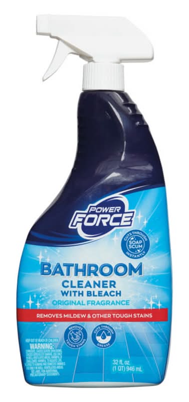 Power Force Bathroom Cleaner With Bleach, Original (32 fl oz)