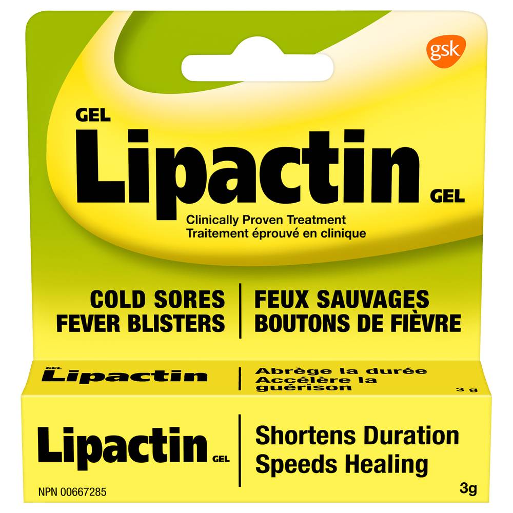 Lipactin Lipcare Products Cold Sore Gel (3 g)