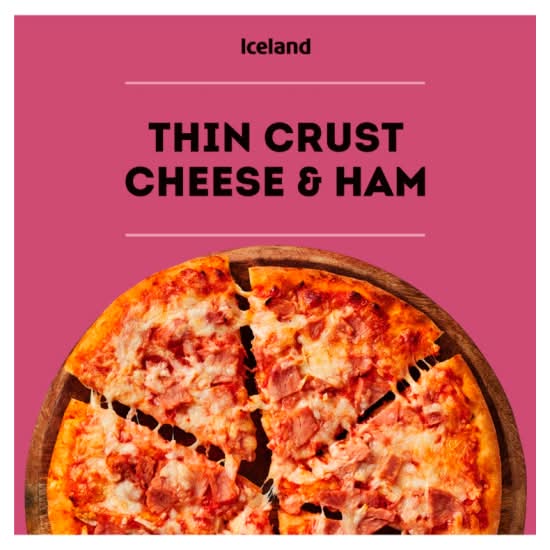 Iceland Thin and Crispy Cheese and Ham (314g)