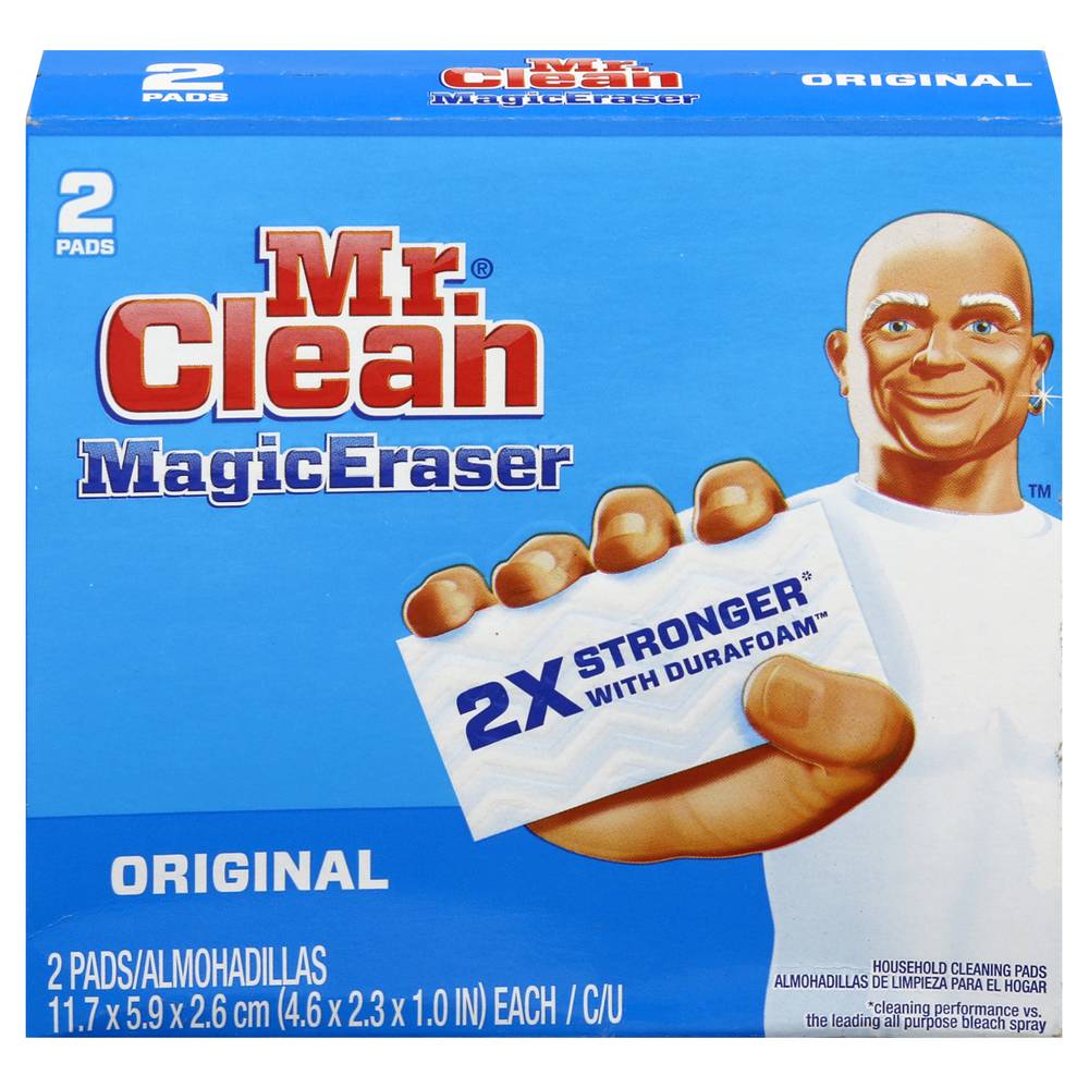 Mr. Clean Magic Eraser Cleaning Pads With Durafoam (0.1 lbs, 2 ct)