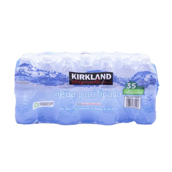 Kirkland Signature agua purificada (35 pack, 500 mL)